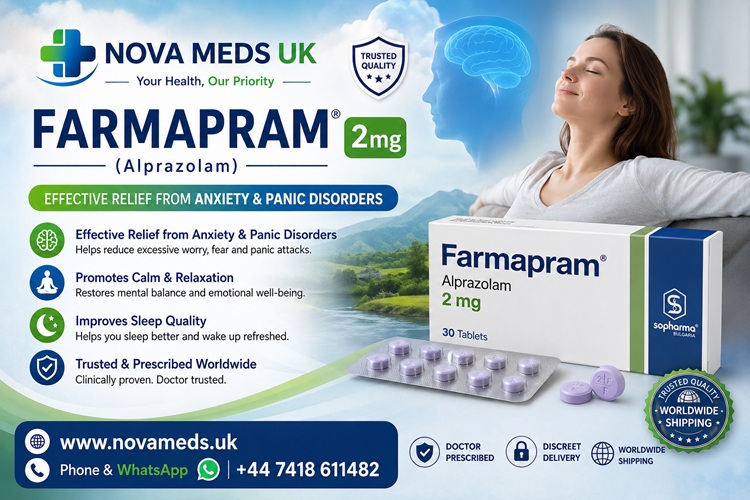 Buy Farmapram 2mg Online UK With No Prescription Approved Delivery