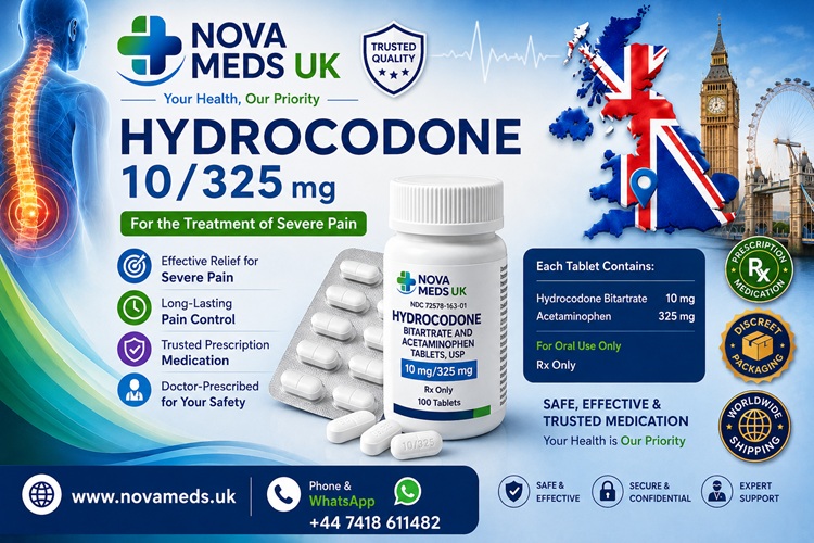 Buy Hydrocodone 10325mg Online UK - Secure Credit Card Payment