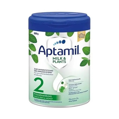 Aptamil Milk & Plants 2 after 6 months (800g - 28.2 oz) Aptamil Milk & Plants 2 after 6 months (800g/28.2 oz)